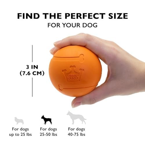 Chew King 7,5 cm Pastırma Aromalı Kauçuk Toplar 2li Paket