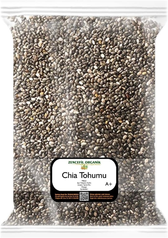 Chia Tohumu 100 Gr. Chia Seeds Glutensiz & Organik Chia Tohumu Özel Seri Çiya Tohum Chia Seeds