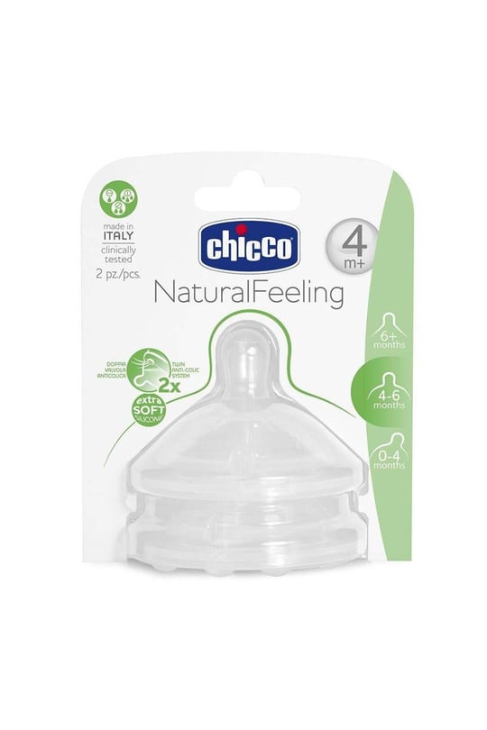 Chıcco Naturalfeelıng Biberon Emziği 4ay+ Akış Ayarlı 2 Li