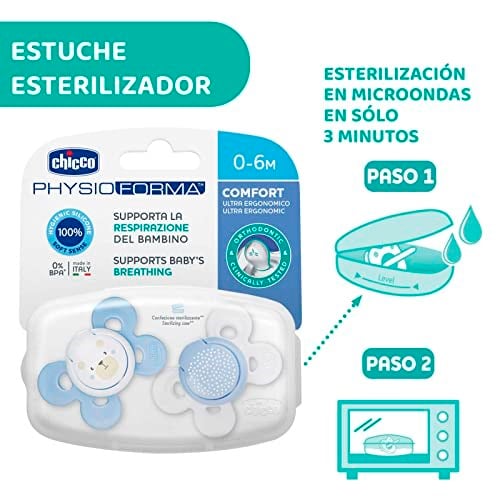 Chicco PhysioForma Comfort Silikon Emzik (0-6 Ay, 2li)