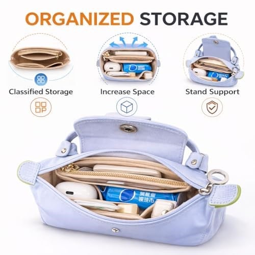 Chispee Longchamp Küçük Çanta Organizatörü, İç Torba Saklama ve Finisaj, Ekleme Organizatörü, Mini Boyut