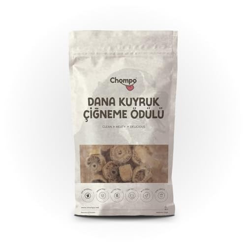 Chompo Dana Kuyruk Çiğneme Ödülü 100% Doğal Katkısız Köpek Ödül Maması 100 Gr