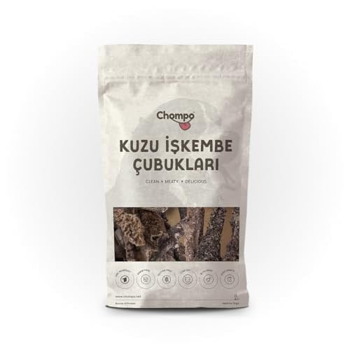 Chompo Kuzu İşkembe Çubukları 100% Doğal Katkısız Köpek Ödül Maması 100 Gr | Tek İçerik