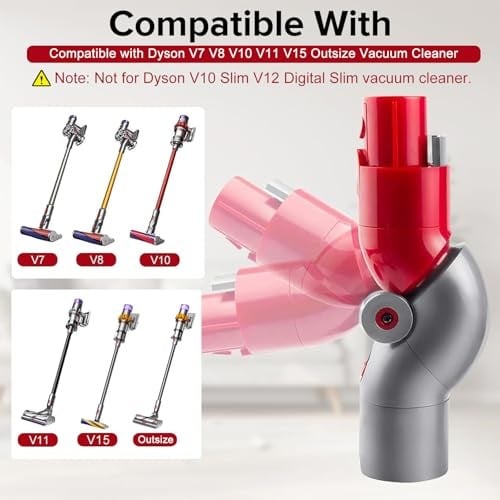 Chuancheng Hızlı çıkarma adaptörü, düşük menzil için esnek adaptör, 970790-01 Dyson elektrikli süpürge V7, V8, V10, V11, V15 için