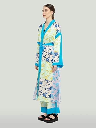 Çiçek Desenli Kimono