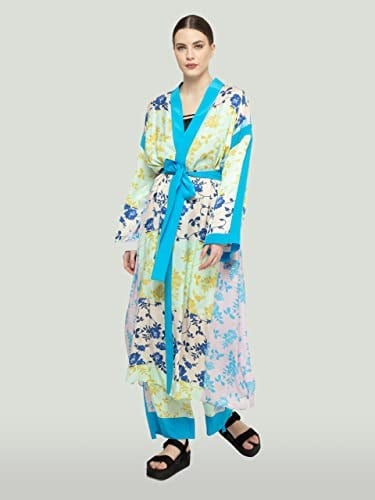 Çiçek Desenli Kimono
