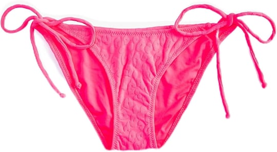 Çiçek Dokulu Bikini Altı Normal Bel Bağlama Detaylı