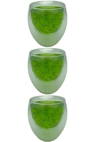 Çift Cidarlı Buzlu Kahve, Latte, Çay Bardağı Seti, 250 ML, 3 Adet, Gri