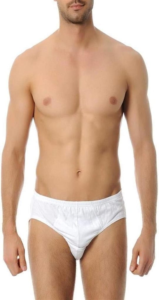 Çift Kaplan, Erkek, 740, Slip Süprem Şort, Beyaz (Beyaz 100), S (Üretici ölçüsü: S)