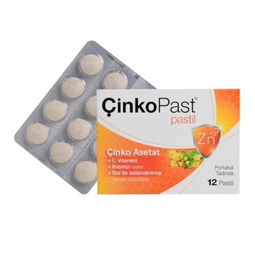 ÇinkoPast Ihlamur & Bal Portakal Aromalı - 12 Pastil