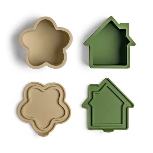 Citron Citron 4lü Silikon Beslenme Kutusu Düzenleyicileri - Grey/Green/Caramel 1061008