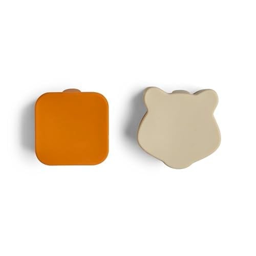 Citron Citron 4lü Silikon Beslenme Kutusu Düzenleyicileri - Grey/Green/Caramel 1061008