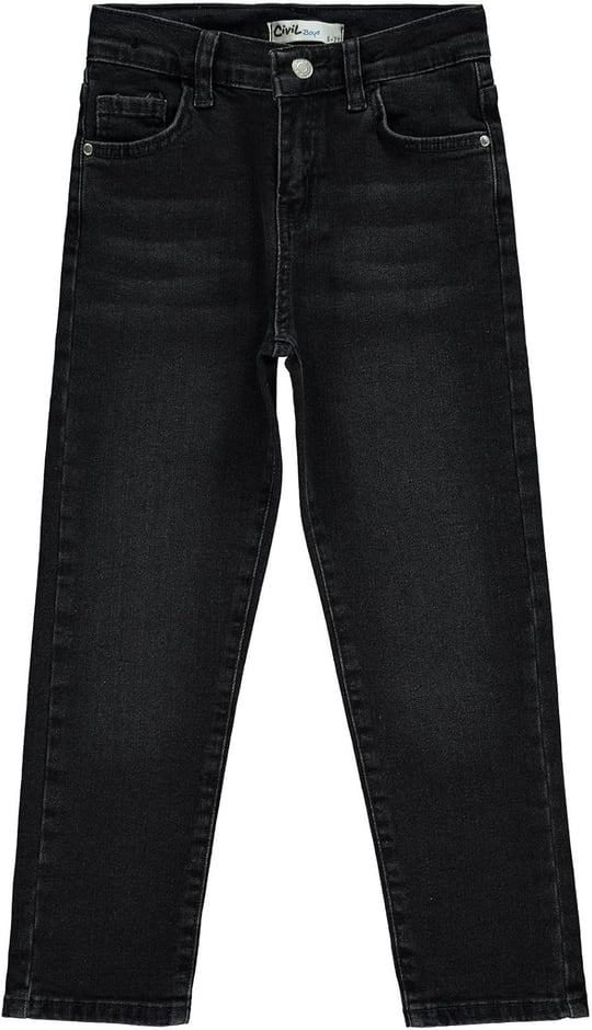 Civil Boys Erkek Çocuk Kot Pantolon 6-9 Yaş Füme 20D68874124S2-1|1