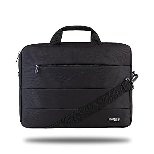 Classone Romeo Serisi TL2000 15.6 inch Uyumlu Su Geçirmez Kumaş, Notebook, Laptop , El Çantası- Siyah