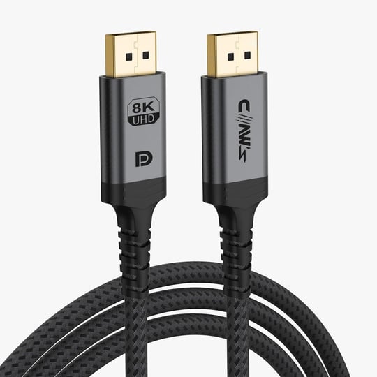Claws 8K UHD DisplayPort v1.4 32.4 Gbps / 24K Gold/Alüminyum Gövdeli 8K 60Hz-4K 120Hz-2K 240HZ-FHD 240Hz Destekli G-Sync & FreeSync 2 Metre Premium DisplayPort Kablo (C-DPP-B1)