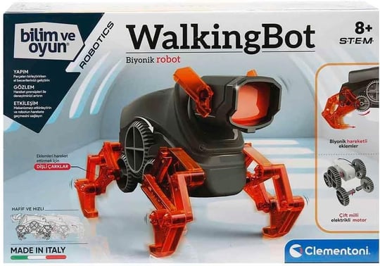 Clementoni - 64441 - Robotik Laboratuvarı - Walkingbot, 40 Parça, 27.6 x 6 x 18.8 cm