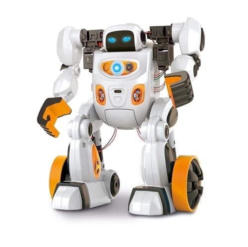 Clementoni AIRO Robot Yapay Zeka - Çocuklar için eğitici ve özelleştirilebilir oyuncak, hareket ve sesli tanıma ile etkileşimli, 8 yaşından itibaren - 55513