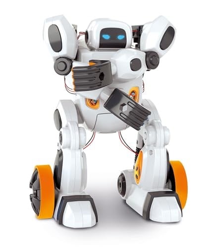 Clementoni AIRO Robot Yapay Zeka - Çocuklar için eğitici ve özelleştirilebilir oyuncak, hareket ve sesli tanıma ile etkileşimli, 8 yaşından itibaren - 55513