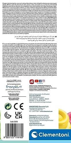 Clementoni Clemmy 17878 40 adet şeffaf kız çantası çok renkli