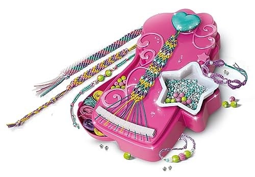 Clementoni - Crazy Chic-My Beads Lab-Kit Te, 7 yaşında oyun, çocuk bilekliği, yaratıcı el sanatları - İtalyada üretilmiştir, çok dilli, 18785