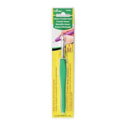 Clover Tığ 1048 - Bedenler: 2.50mm, 4.0 mm, 5.0 mm, 5.5 mm, 6.0 mm, 0.6 mm, 0.75 mm...