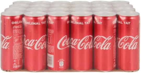 Coca-Cola-Coca Cola 250ml Teneke Kutu 24lü