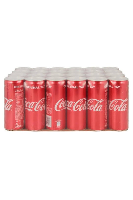 Coca-Cola-Coca Cola 250ml Teneke Kutu 24lü
