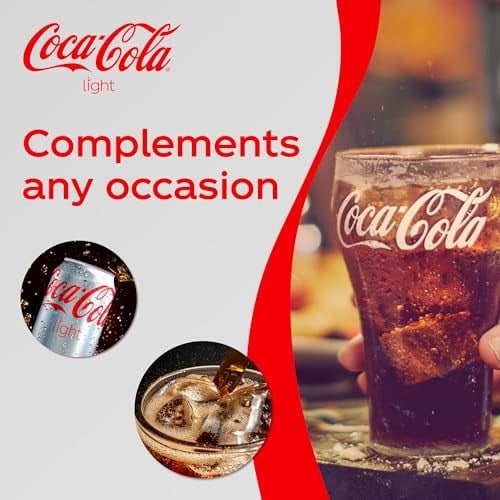 Coca-Cola Light Pet 1 Litre, 12li Kola