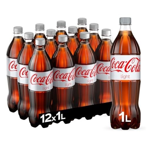 Coca-Cola Light Pet 1 Litre, 12li Kola