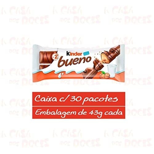 Çocuk Bueno Çikolata Barları 44 g (30lu Paket)