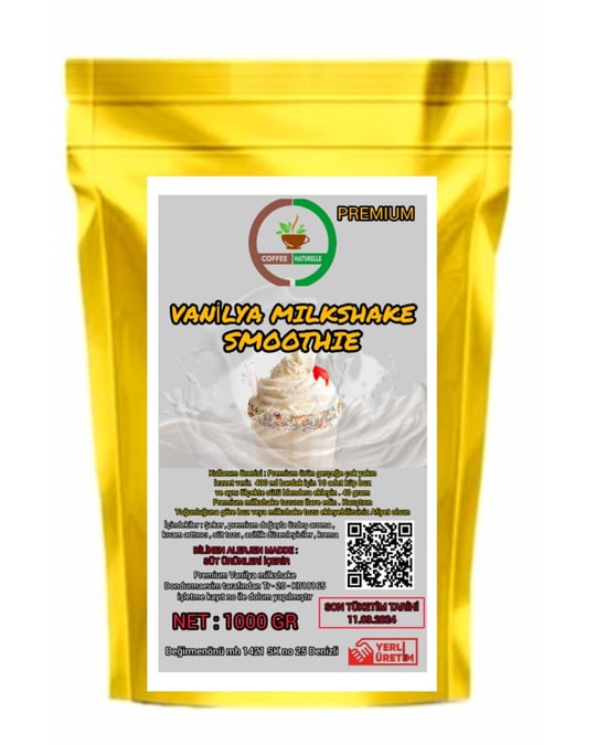 Coffee Naturelle Aromalı Toz Milkshake & Smoothie & Frappe (Vanilya)