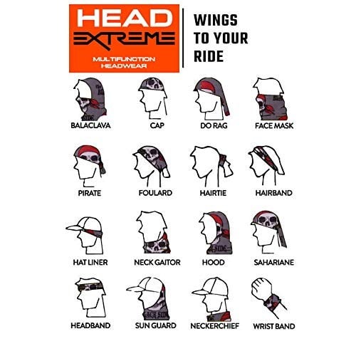 Çok Amaçlı Bones Boyunluk Bandana Headwear Bf