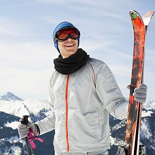Çok İşlevli Polar Boyun Isıtıcı Kar Maskesi, Boyunluk, Açık Hava Spor Çalışmaları için Bere, Unisex