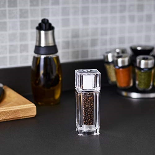 Cole & Mason H33506P Cube 145mm Combi Tuz&Biber Değirmeni Seti - Seçenekler: Kombi, Tuzluk