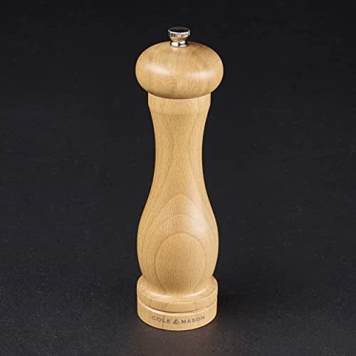 Cole & Mason HA0824P Capstan Beech 200mm Biber Değirmeni - Bedenler: Biberlik, Tuz değirmeni, Tuzluk, 20 cm, 120mm, 165 mm...