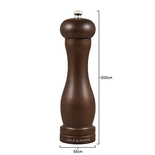 Cole & Mason HB0845P 200mm Forest Capstan Tuz Değirmeni - Seçenekler: Tuz değirmeni, Tuz, Biber, Karabiber değirmeni