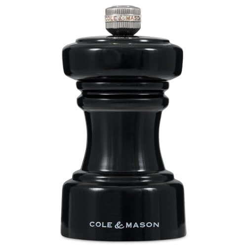 Cole & Mason Hoxton Parlak Siyah Tuz Değirmeni 104mm