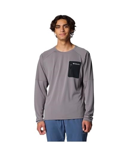 Columbia Tech Knit Crew Erkek Teknik Uzun Kollu T-Shirt