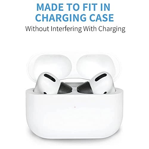 Comply Köpük Kulaklık Uçları, Apple AirPods Pro Generation 1 ve 2 için, Large, Siyah, 3 Çift, Üstün Konfor, Sarsılmaz Uyum, Haf - Seçenekler: Assorted (S/M/L), Small, Medium, Large, Assorted, Büyük...