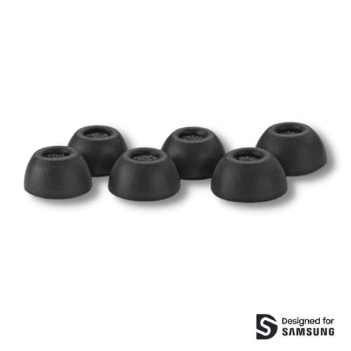 COMPLY Samsung Galaxy Buds2 Pro için Tasarlanmış Köpük Kulak Uçları | Üstün Konfor | Sarsılmaz Kesim | Küçük, 3 Çift, Siyah - Seçenekler: Small, Medium, Large, Assorted