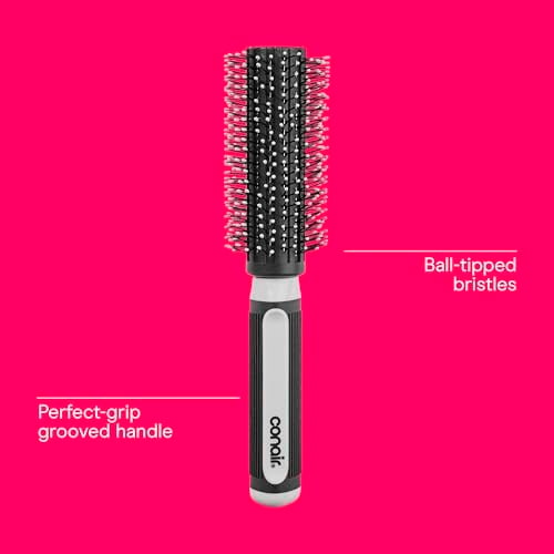 Conair Salon Sonuçları Yuvarlak Fırça - Blowout Styling için Naylon Kıl Saç Fırçası - Seçenekler: 1 Count, 1 Count (Pack of 1)