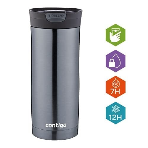 Contigo Huron Snapseal Termos Bardak 470 mL Gri
