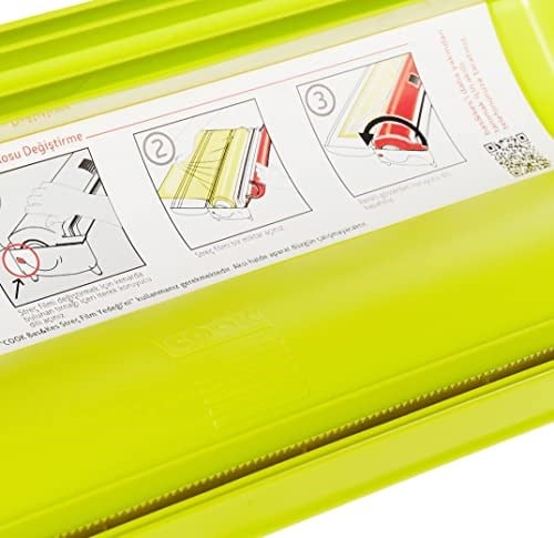 Cook Bas&Kes Streç Film Kesme Aparatı, 30 cm x 30 m, Yeşil