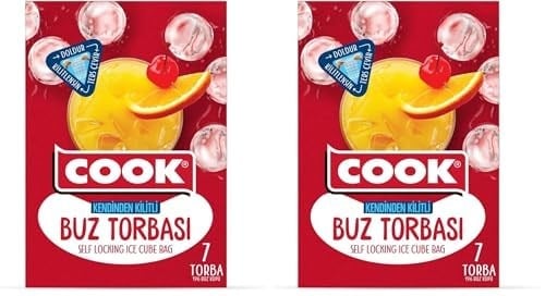 Cook Buz Torbası, Kendinden Kilitli (7 Adet/Kutu içi) 2li paket