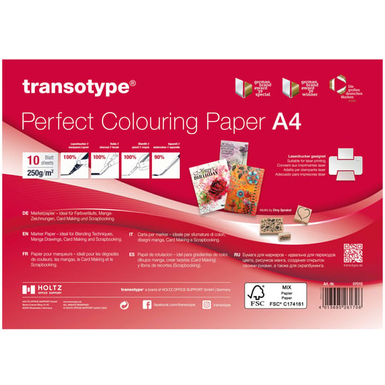 Copic Marker Kağıdı A4 250 g -10 yaprak