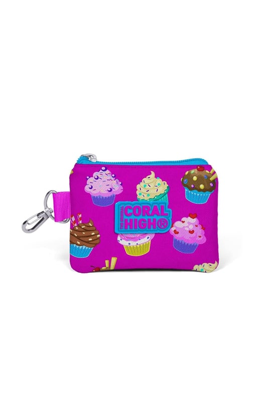 Coral High Kids Pembe Mavi Bozuk Para Çantası 21700