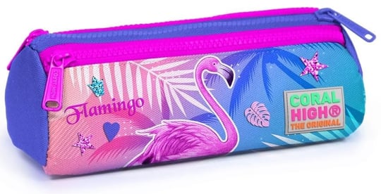 Coral High Pembe Flamingo Kız Çocuk 3lü İlkokul Çanta Seti - Sırt Çantası, Beslenme Çantası ve Kalemlik