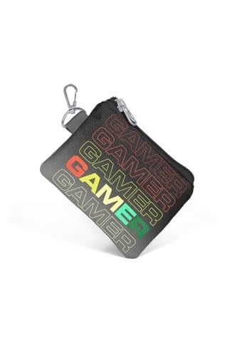 Coral High Siyah Gri Gamer Desenli Bozuk Para Çantası 21909