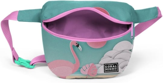 Coral High Yeşil Flamingolu Bel Çantası 22591