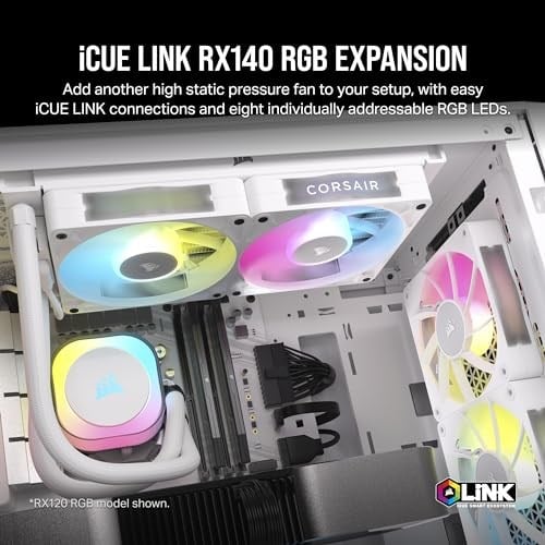 CORSAIR FAN - CO-9051023-WW LINK RX140 RGB TEK B - Seçenekler: 1 x 120mm, 1 x 140mm, 3 x 120mm
